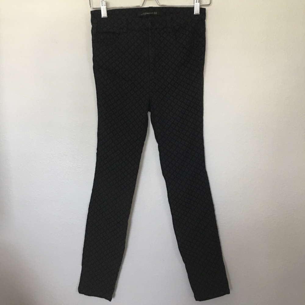 Zara printed skinny pants